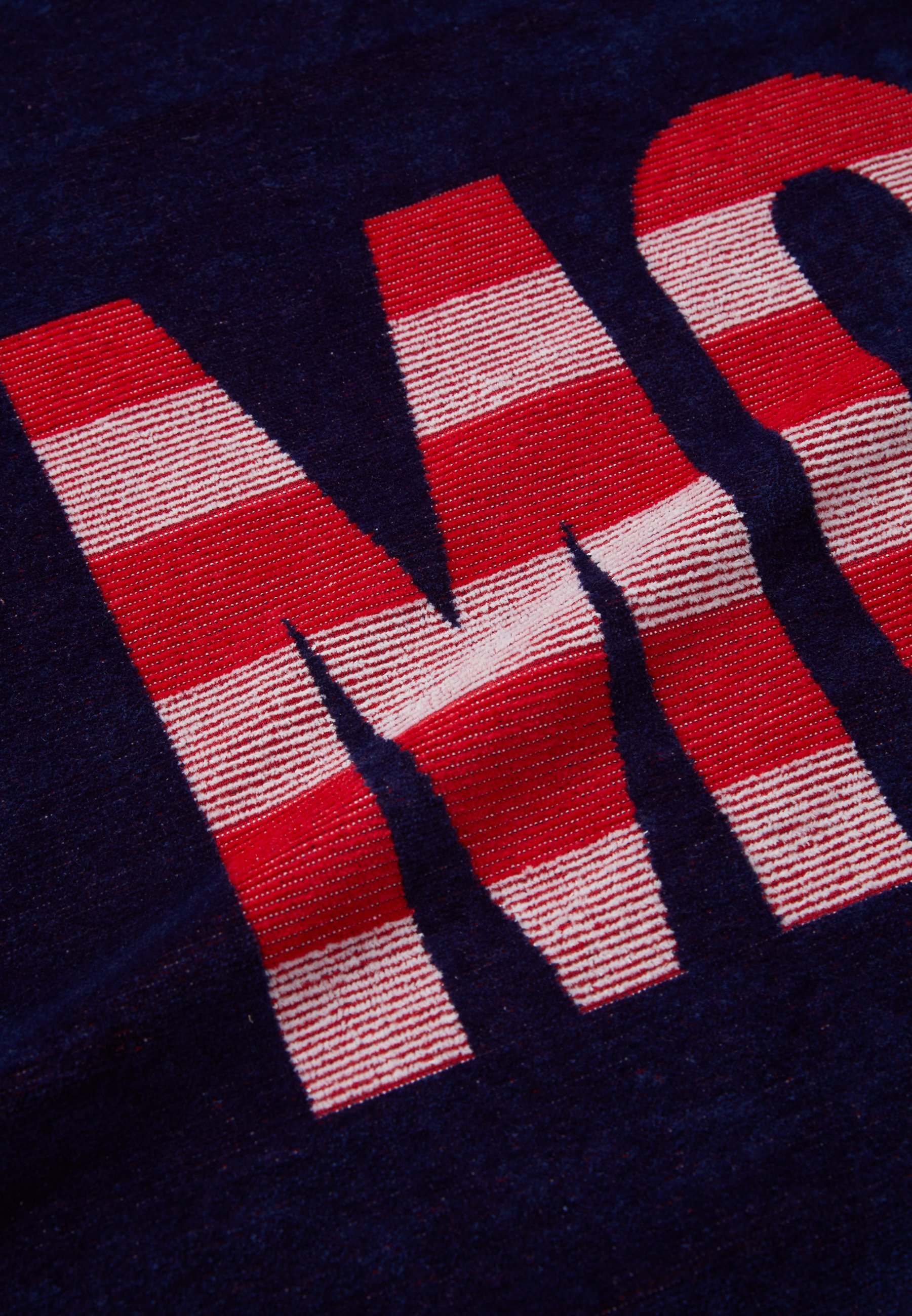 MOSCHINO BRISAČA ZA PLAŽO - Brisača za na plažo - večbarvna modra