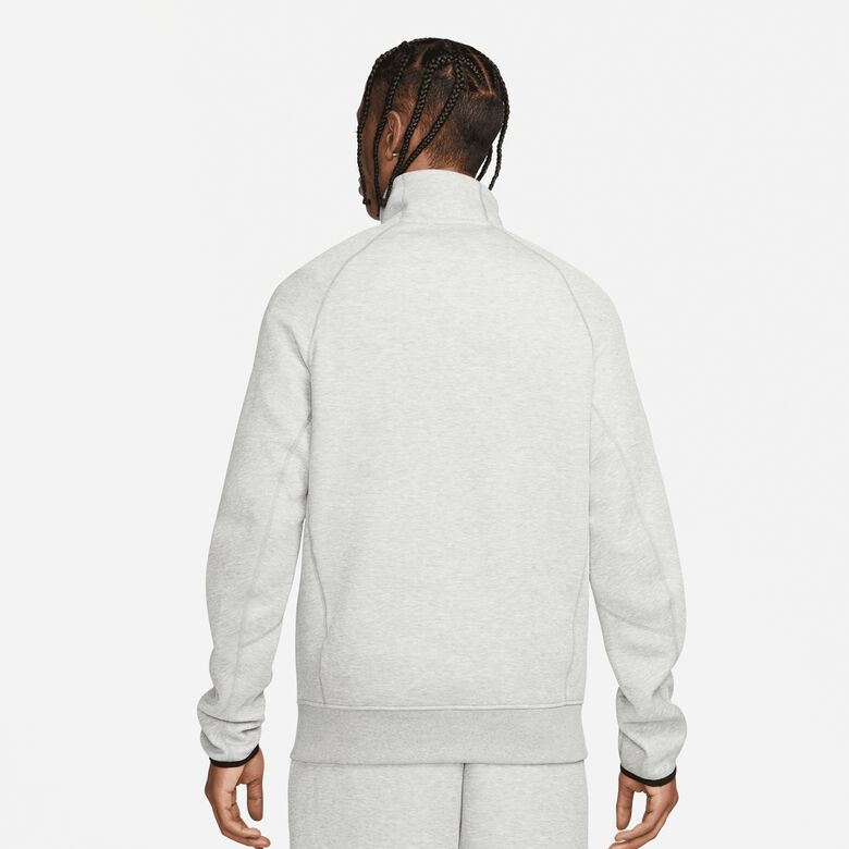 Felpa sportiva in pile tecnico con mezza zip