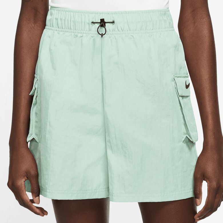 Sportswear Essential Damen-Webshorts met hoge tailleband