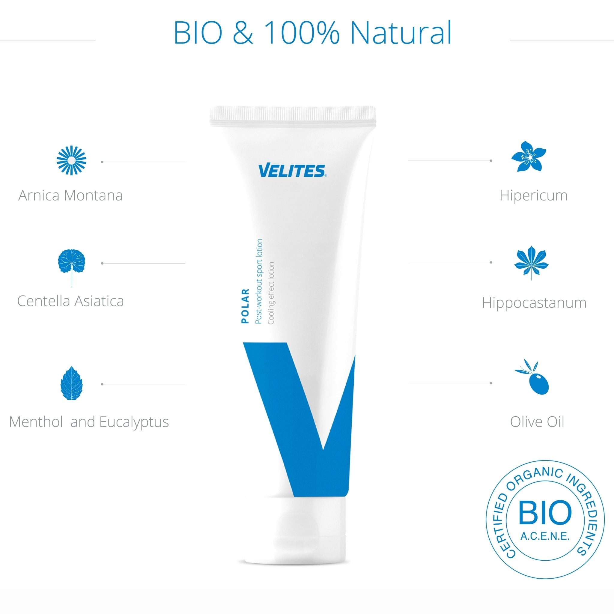 Velites kølende gel (100 ml) afslappende
