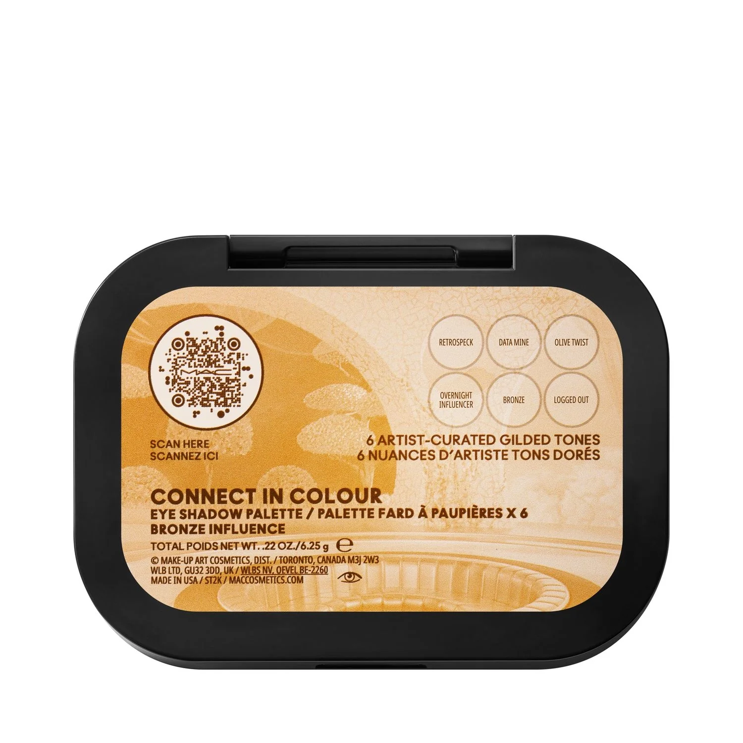 Ombretti Connect In Colour Eye Shadow Palette: Bronze Influence - Palette occhi, Ombretto compatto