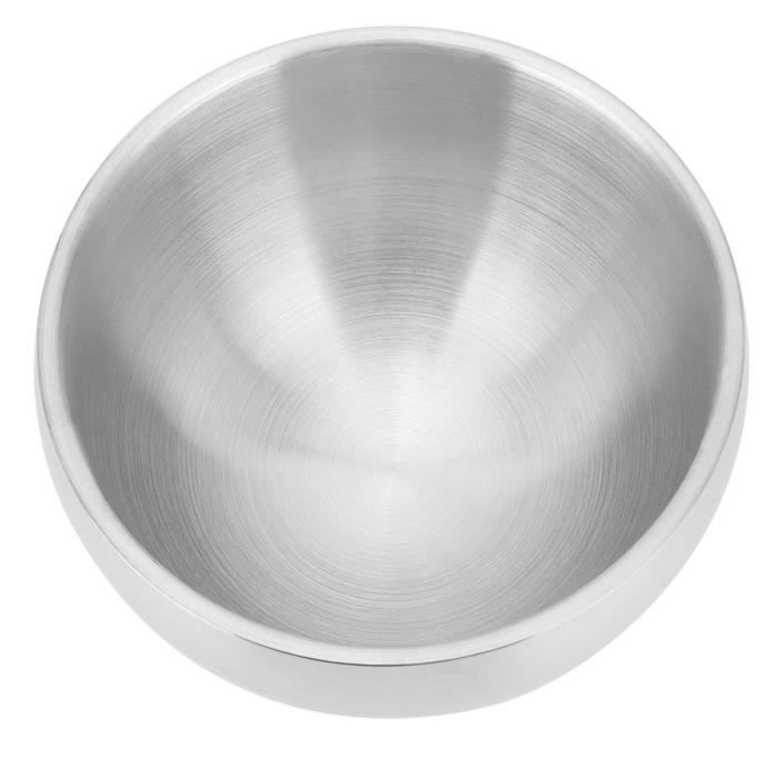 Seau à glace - CUQUE - 117262 - Double isolation - Acier inoxydable - Couvercle inclus