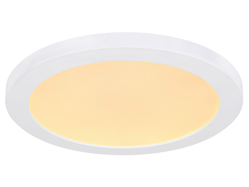 Plafon Lasse LED 30 cm akrylowy biały