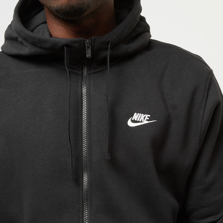 Club-Hoodie mit durchgehendem Reißverschluss