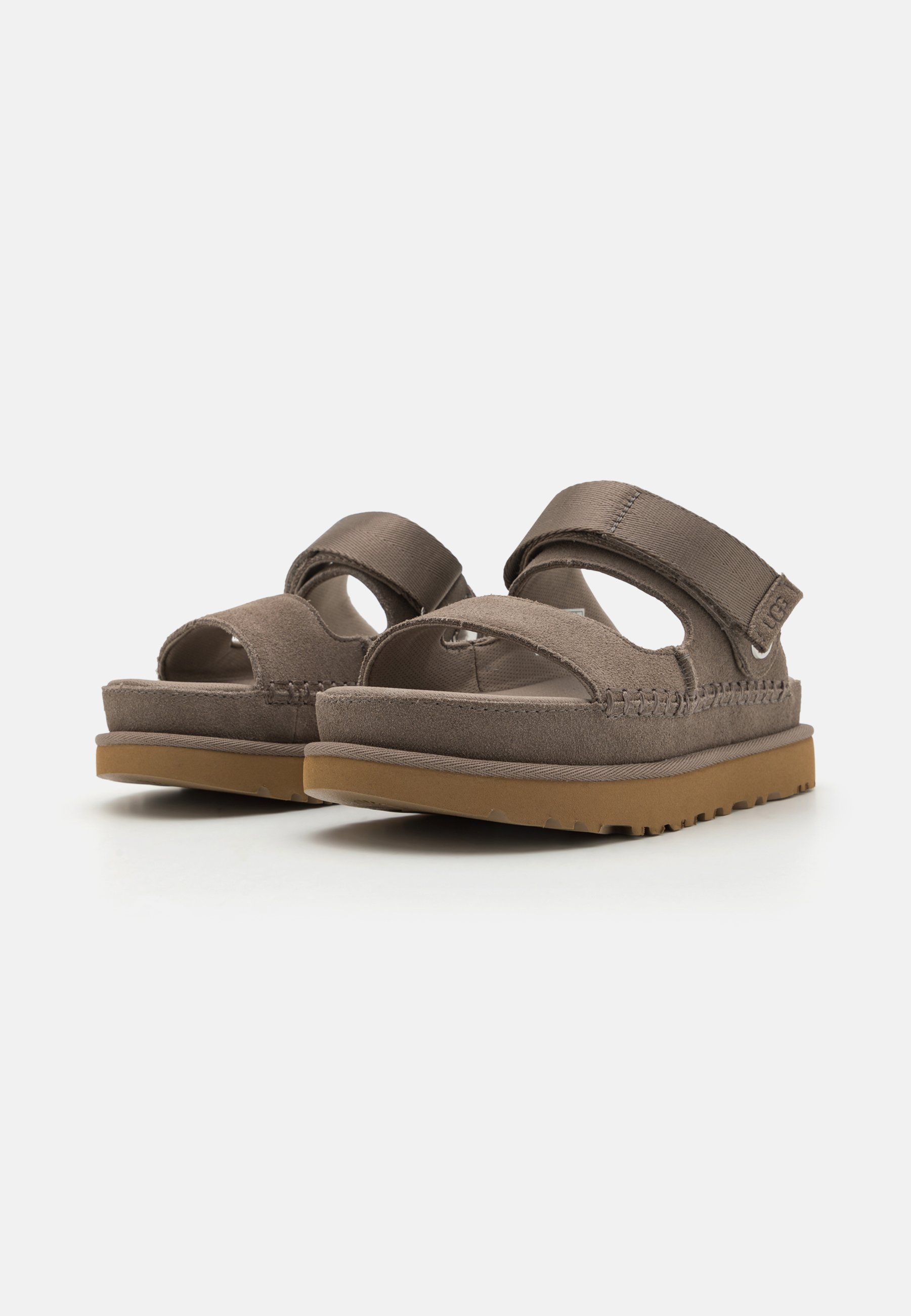 UGG GOLDENSTAR - Kapcie - dymny pióropusz