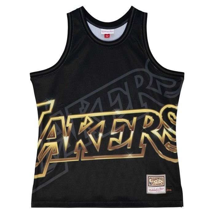 Maglia da basket - MITCHELL & NESS - Big Face 4.0 - Senza maniche - Nera - Traspirante