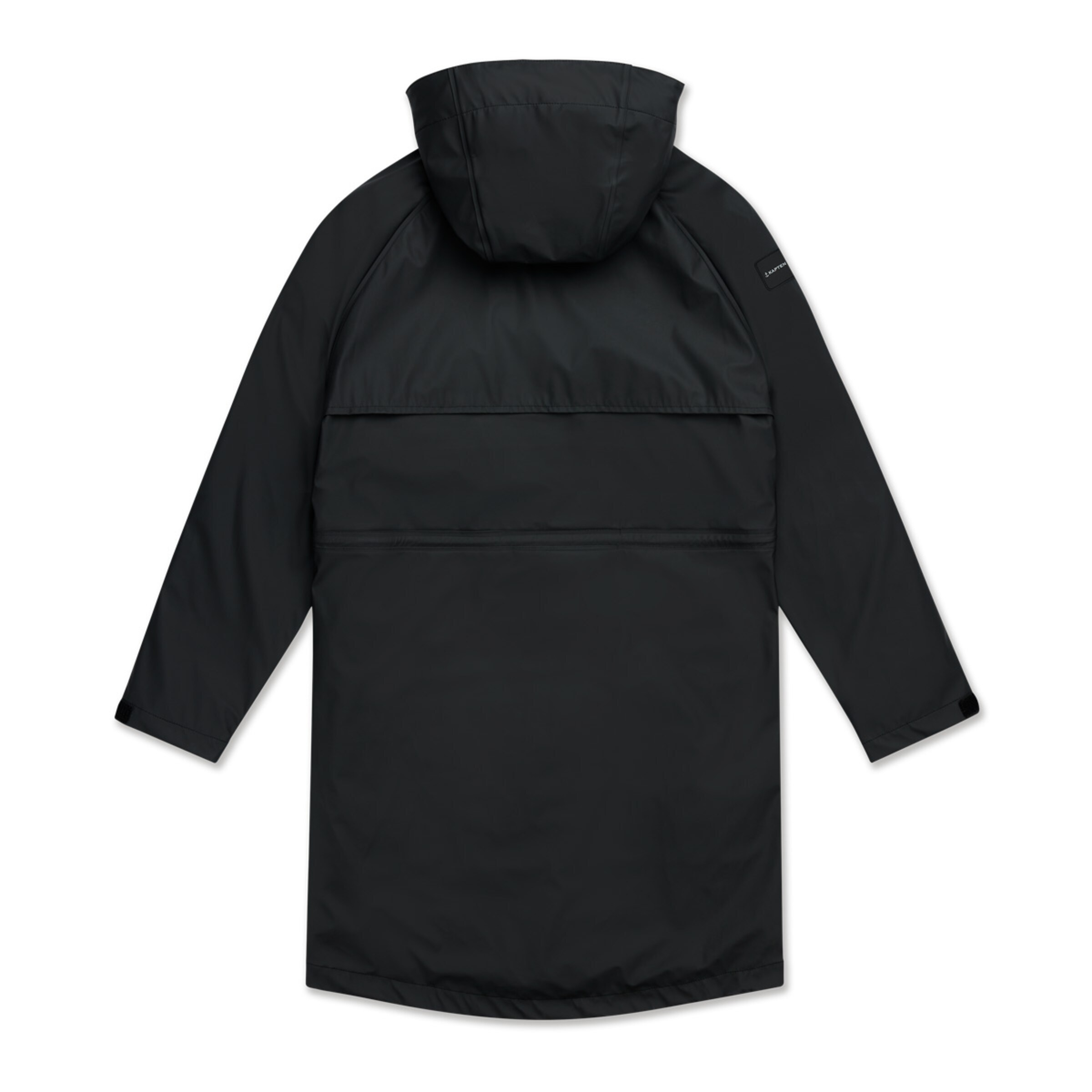 Veste imperméable longue noire de tous les jours