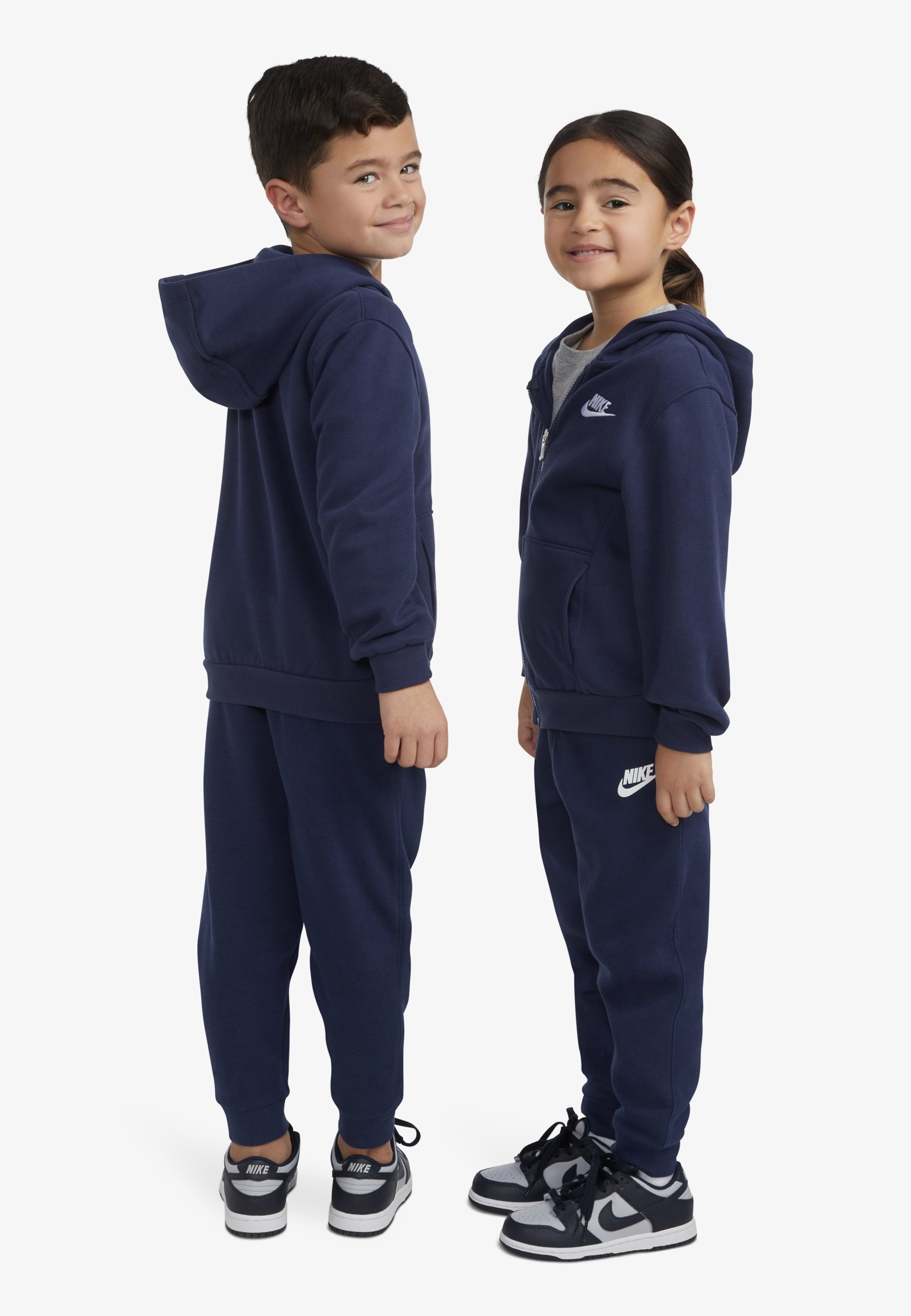Nike Sportswear CLUB UNISEX - Sweatshirt met rits - middernachtblauw