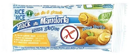 PROBIOS Rice&Rice Glutenfreier Reissnack mit Mandeln 25 g