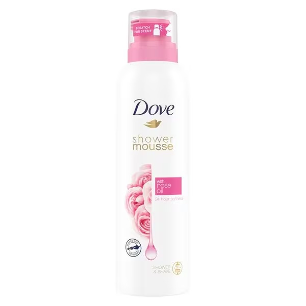 Dove pjena za tuširanje s ružičastim uljem<br>200 ml - normalna hidratacija