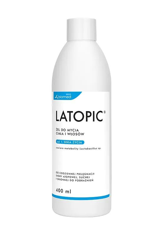 Latopic Żel do mycia ciała i włosów, 1000 ml