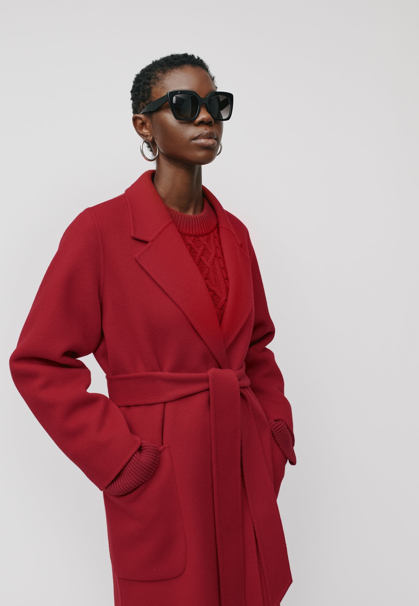 IVY OAK CELIA - Kåpe/frakk - lipstick red