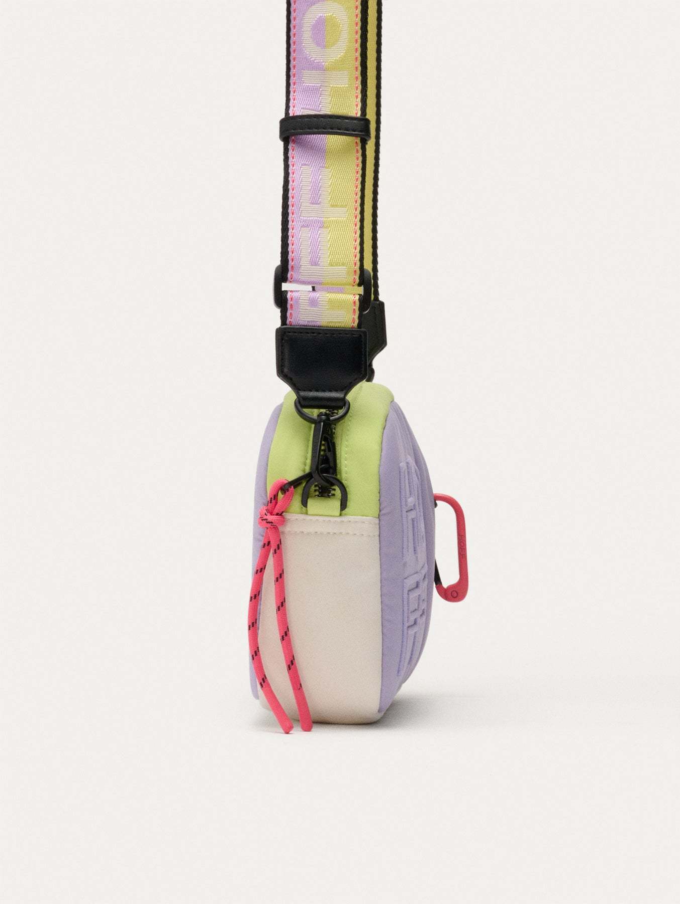 BANDOLERA NYLON BRIDGE LILA