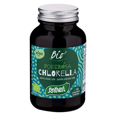 SANTIVERI algas Chlorella 118 comprimidos orgânicos