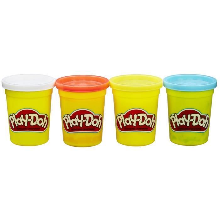 Play-Doh Modelliermasse – 4 Dosen à 112 g – Mehrfarbig