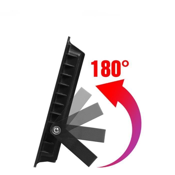 5 stuks 100W LED-schijnwerpers, heldere buitenspots, IP66 waterdicht, koel wit 6000K