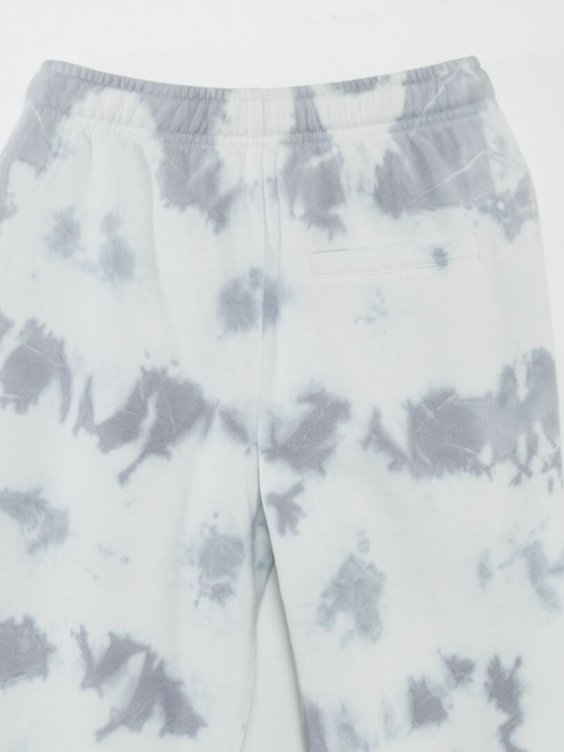 Calça de moletom tie-dye - CINZA