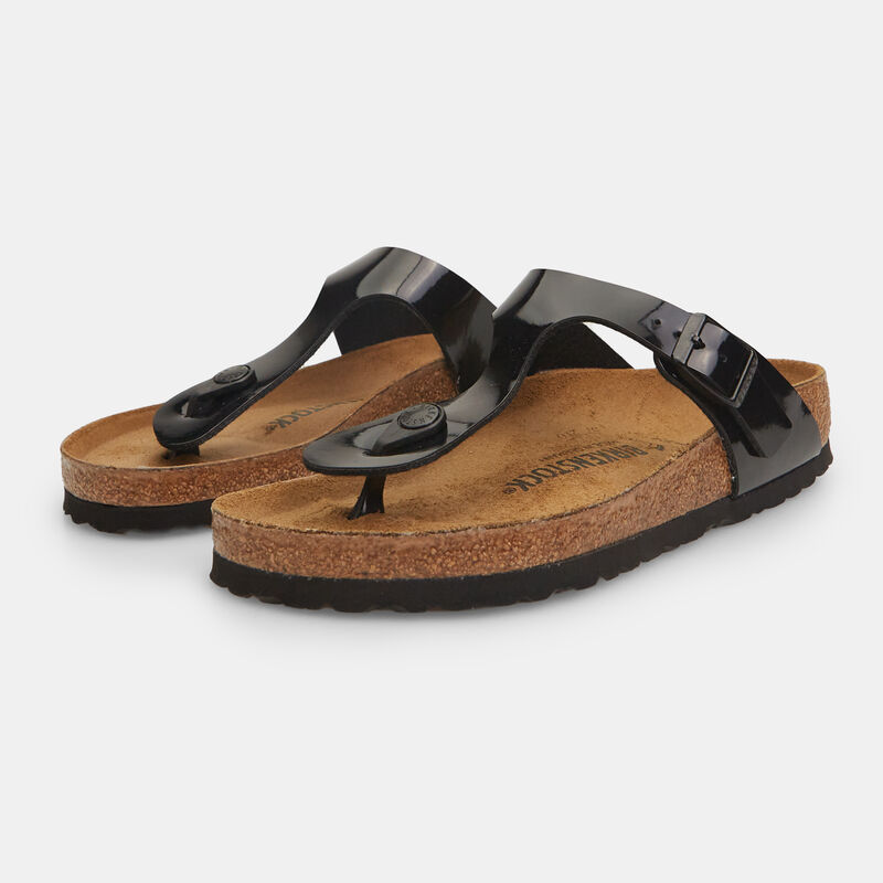 Sandali da donna Birkenstock Gizeh Birko-Flor vernice