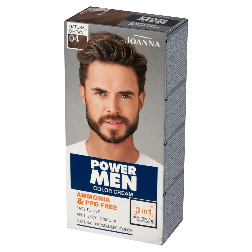 Joanna Power Man Color Farba do włosów 04 Natural Brown