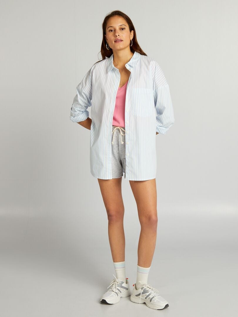 Eenvoudig T-shirt - roze