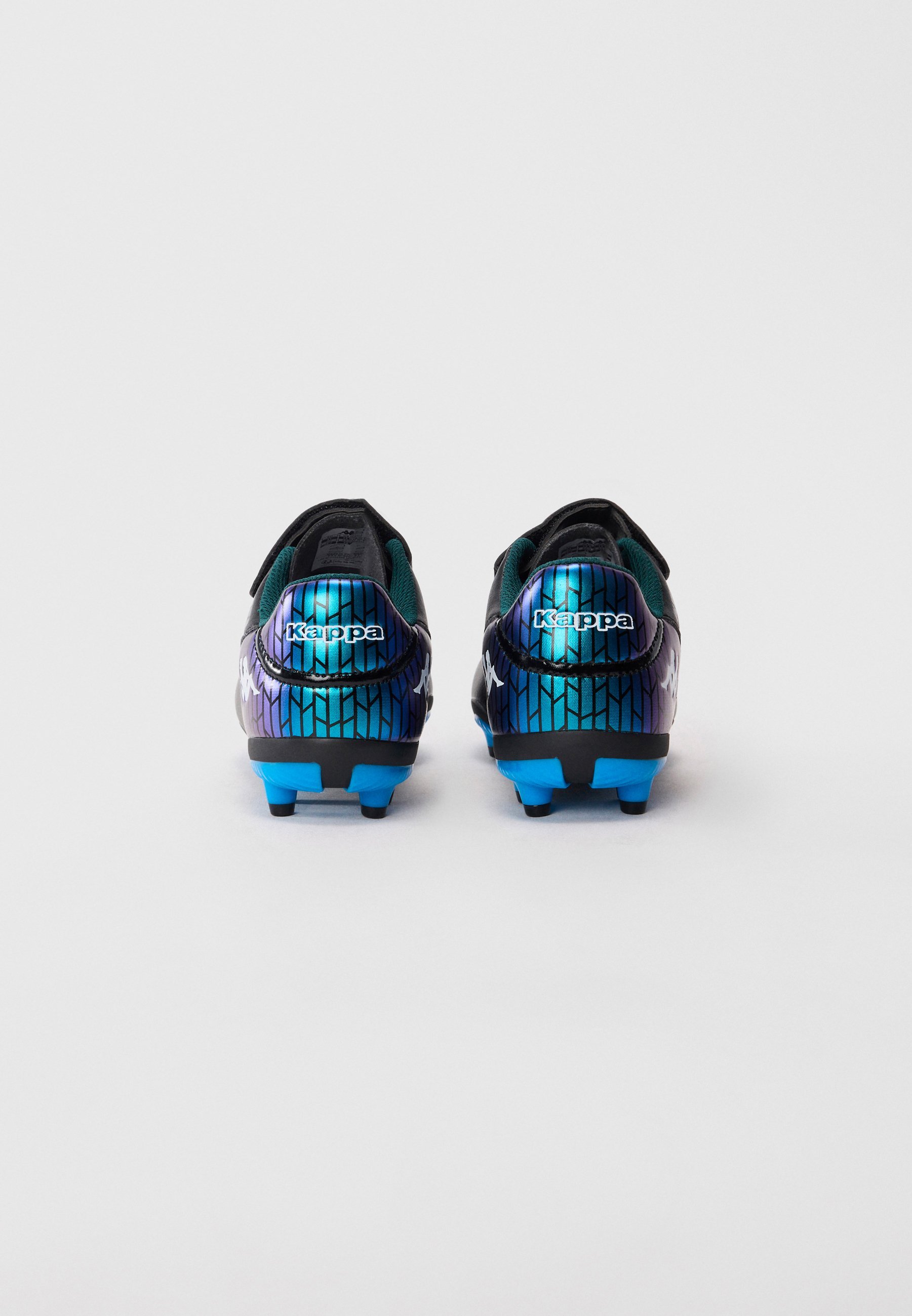 Kappa KOMBAT PLAYER UNISEX - Ciešās zemes futbola zābaki - melni/zili briljanti