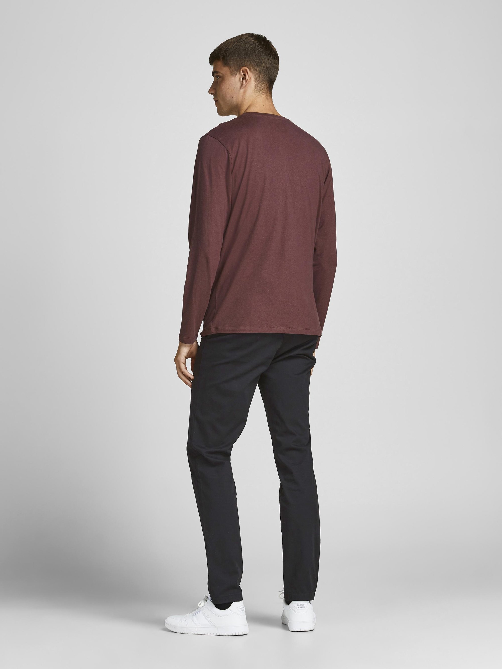 Jack & Jones MARCO BOWIE - Chino nohavice - čierna