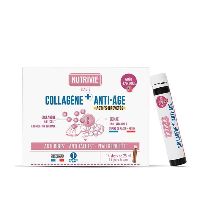 Nutrivie Shots Colágeno+ Antiedad - 14 dosis de 25 ml