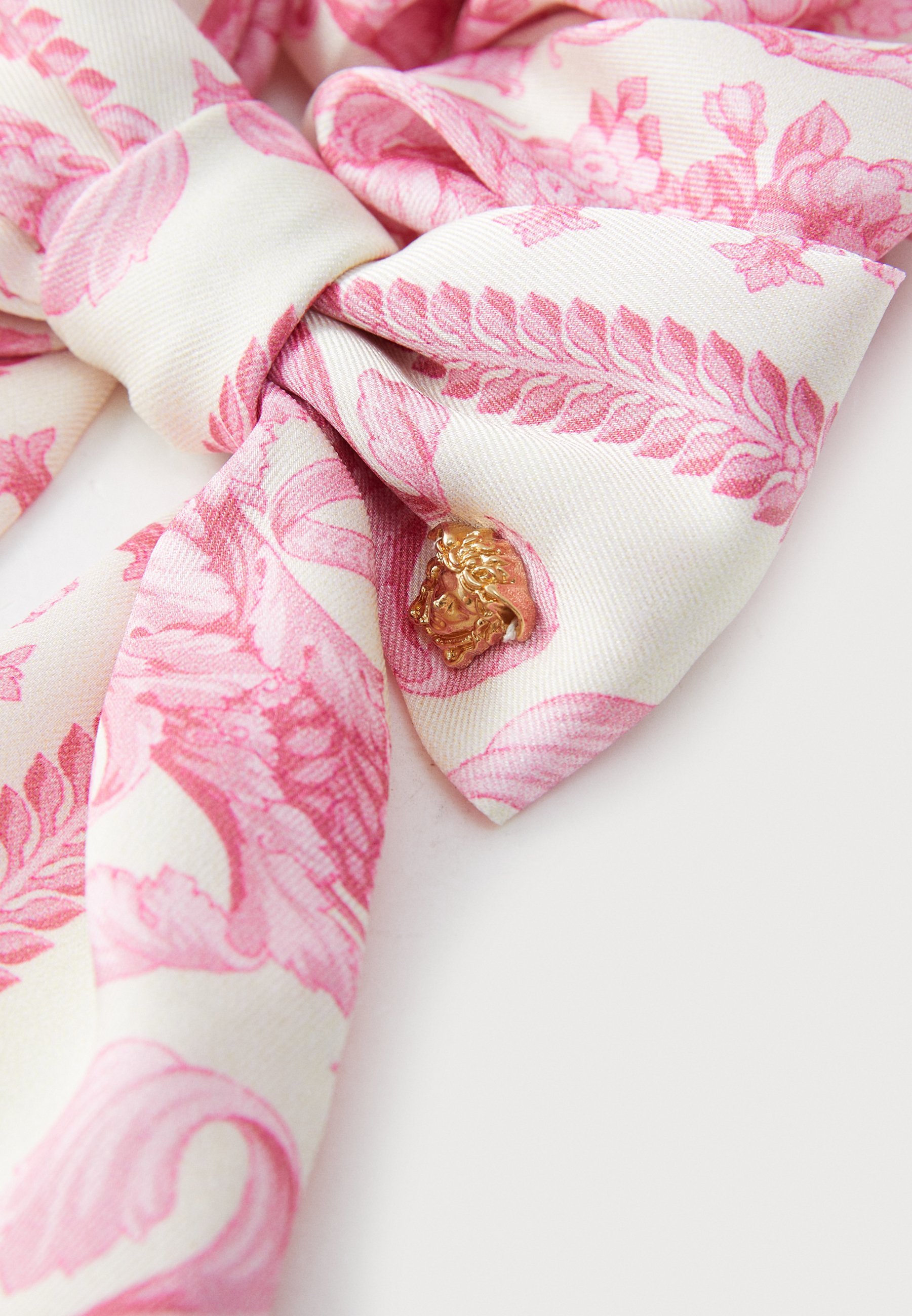 Versace ACCESSORI PER CAPELLI BIO BAROQUE 92 FOULARD KIDS UNISEX - Accessorio per acconciature - rosa pastello guscio d'uovo