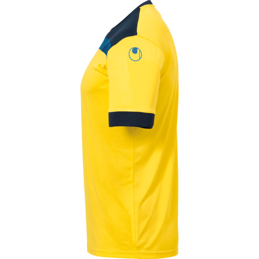 Offense 23 Shirt Shortsleeved Lima Amarillo/azul Marino Uhlsport