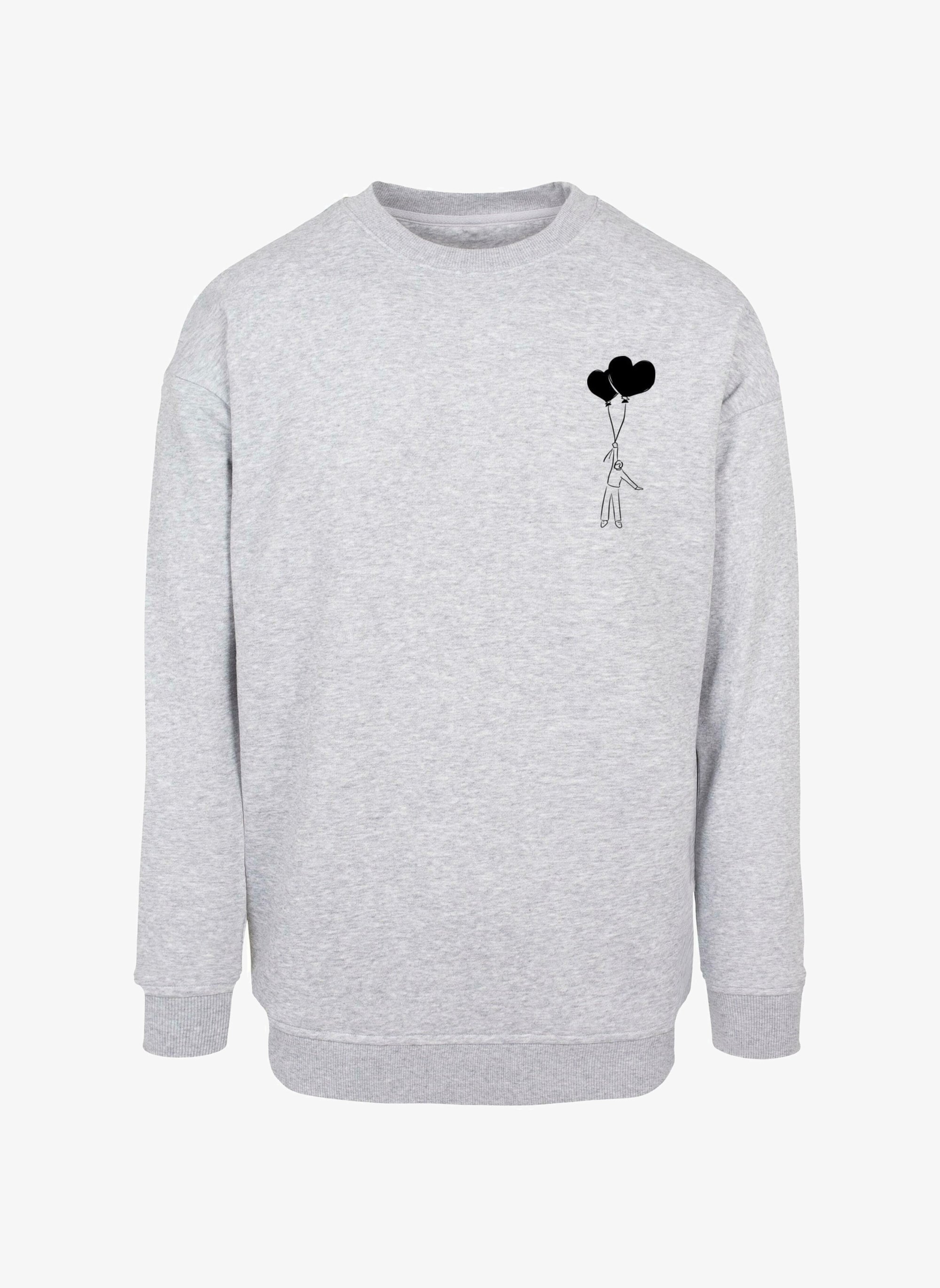 Merchandisecode LOVE IN THE AIR - Sweatshirt - grijs