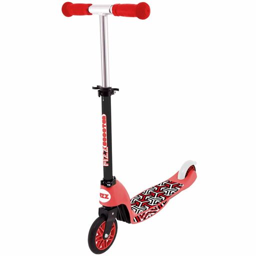  Street Surfing Verstellbarer 2-in-1 Scooter Fizz Rot und Schwarz 04-21-008-4