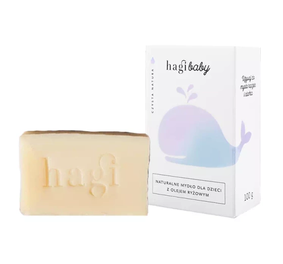 Hagi Baby naturalne mydło dla dzieci z olejem ryżowym 100 g