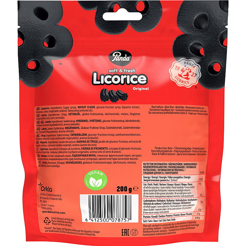 Panda lakrids 200 g
