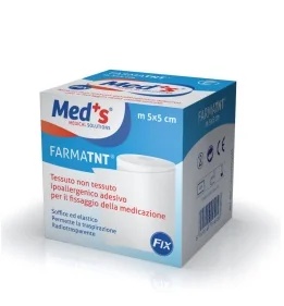 Apósito autoadhesivo FARMAC-ZABBAN Med's Fix en rollo de 2,5 m x 5 cm.