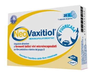 IBSA NeoVaxitiol voedingssupplement met levende melkzuurfermenten, 20 capsules