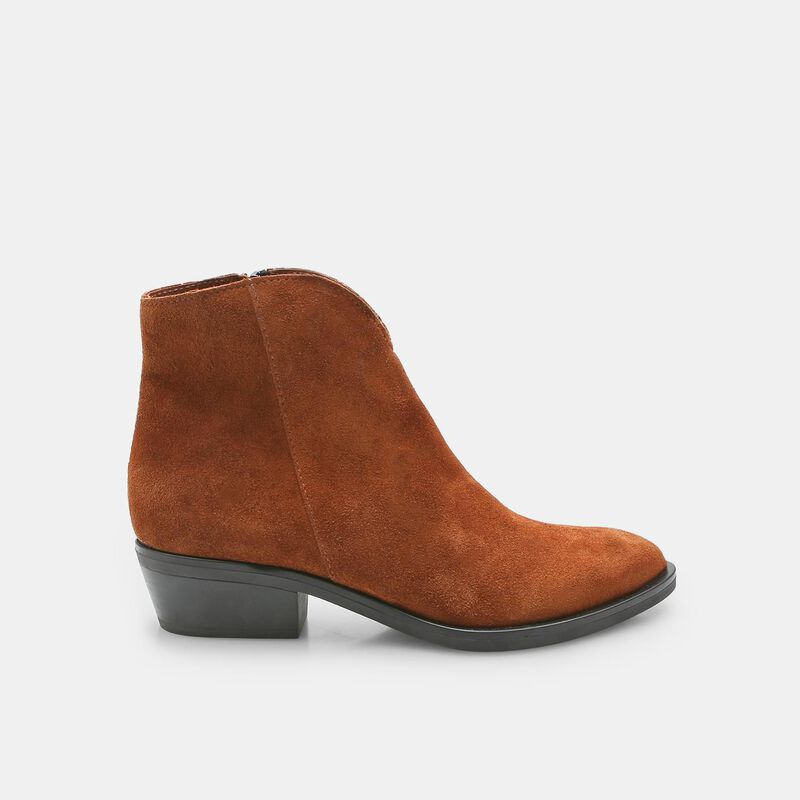 BATA damskie zamszowe botki Texan