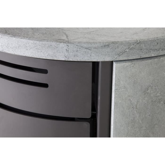 Poêle à bois - ADURO 1.1SK - 50315 - 6 KW - Stratite Gris