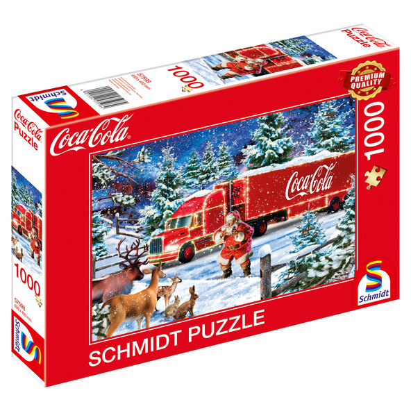 Puzzle Coca Cola® Camion de Noël, 1 000 pièces