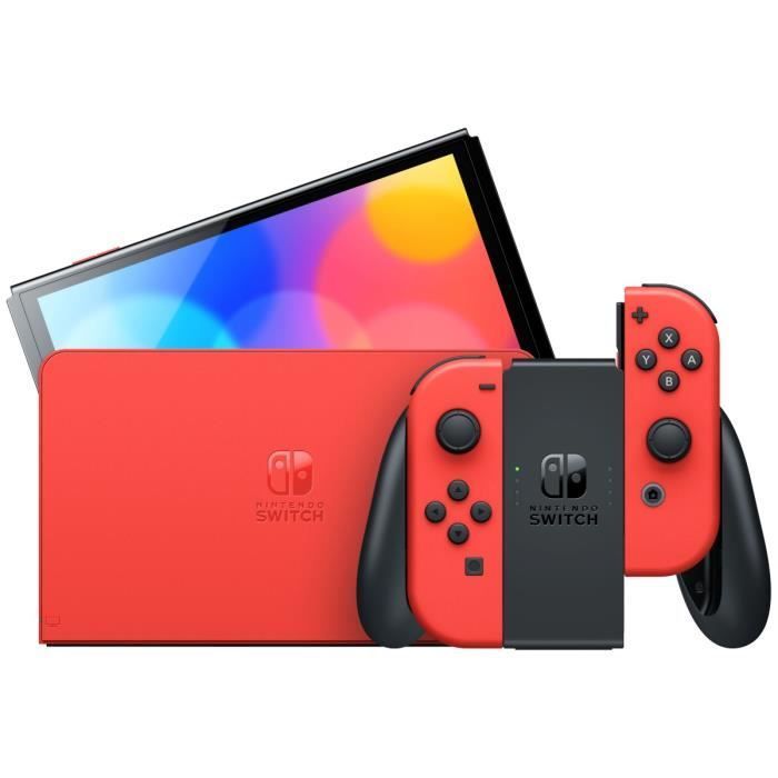 Nintendo Switch Console - OLED Model • Mario Limited Edition (Red)