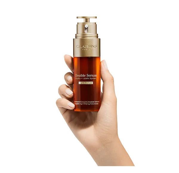 Dubbelt serum med lätt textur