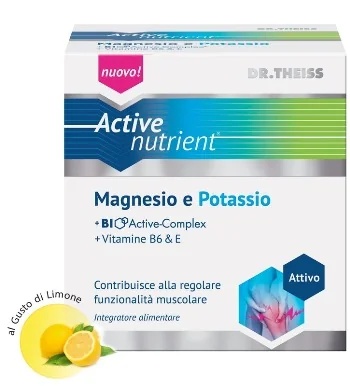 Complément minéral Dr. Theiss Active Nutrient avec magnésium et potassium, 20 sachets