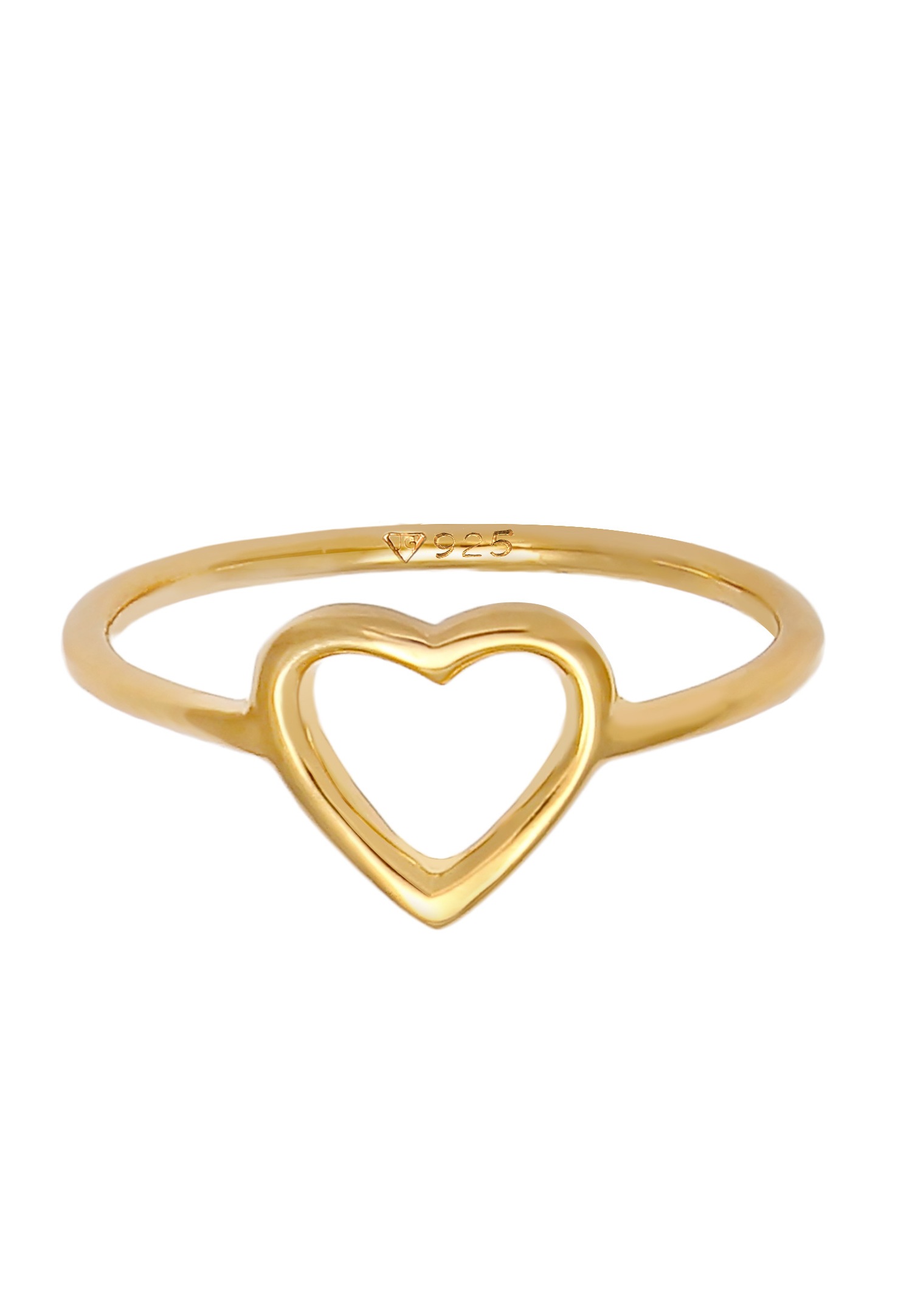 Elli Femmes Cœur Cut Out Filigrane Tendance en Argent Sterling 925