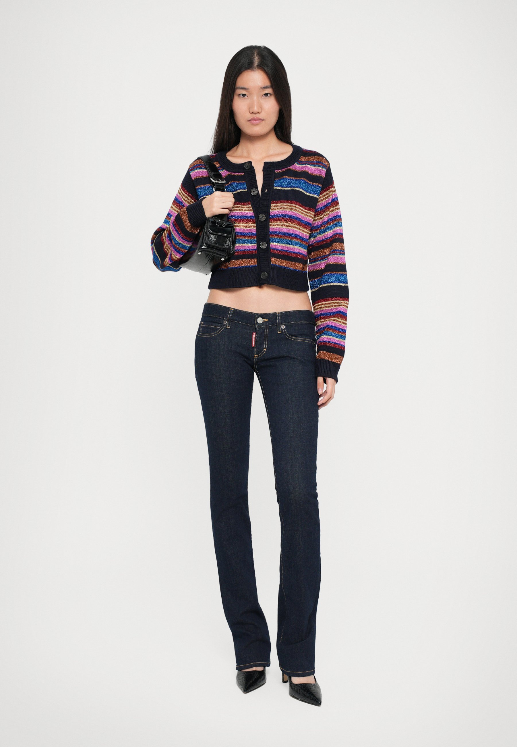 Dsquared2 VENUS - Jeans a zampa - blu navy