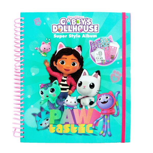 Gabby's Dollhouse Super Style Album<br>