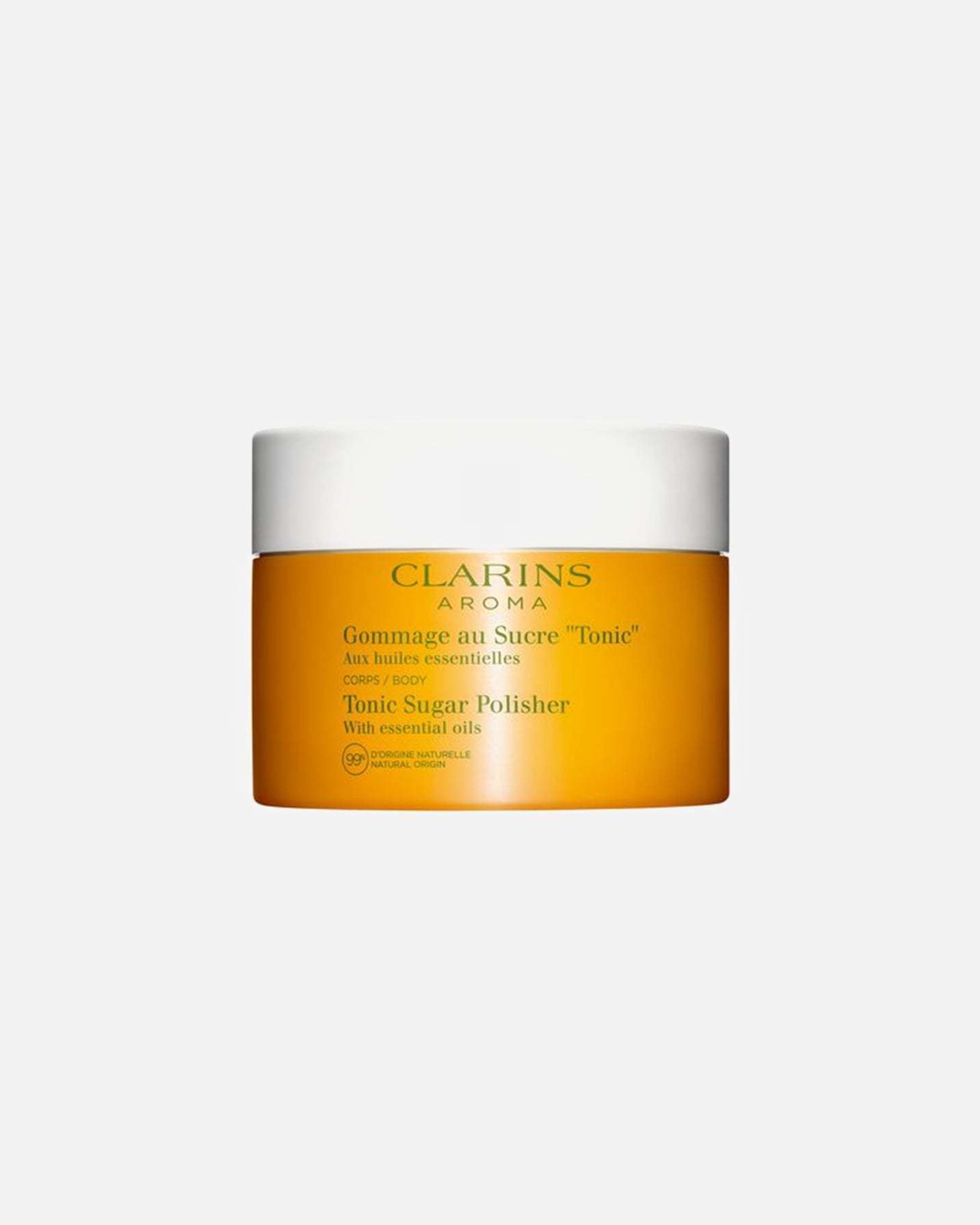 Clarins ķermeņa skrubis Aromaphytocare toniks-cukura pulētājs - 250 ml