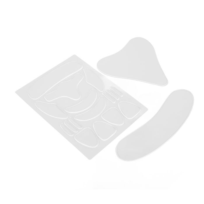 Juego de 18 parches antiarrugas de silicona reutilizables, suaves y portátiles para la frente, el rostro, el cuello y el pecho.