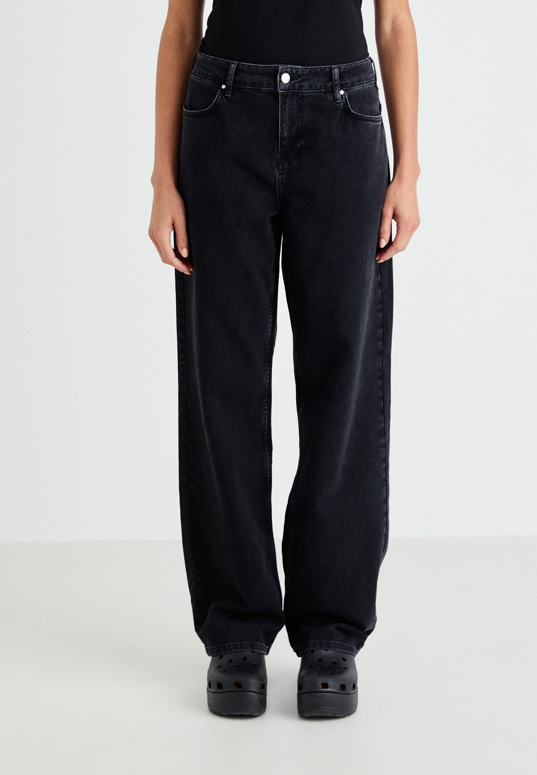 Noisy May NMALEXA - Relaxte jeans - zwart
