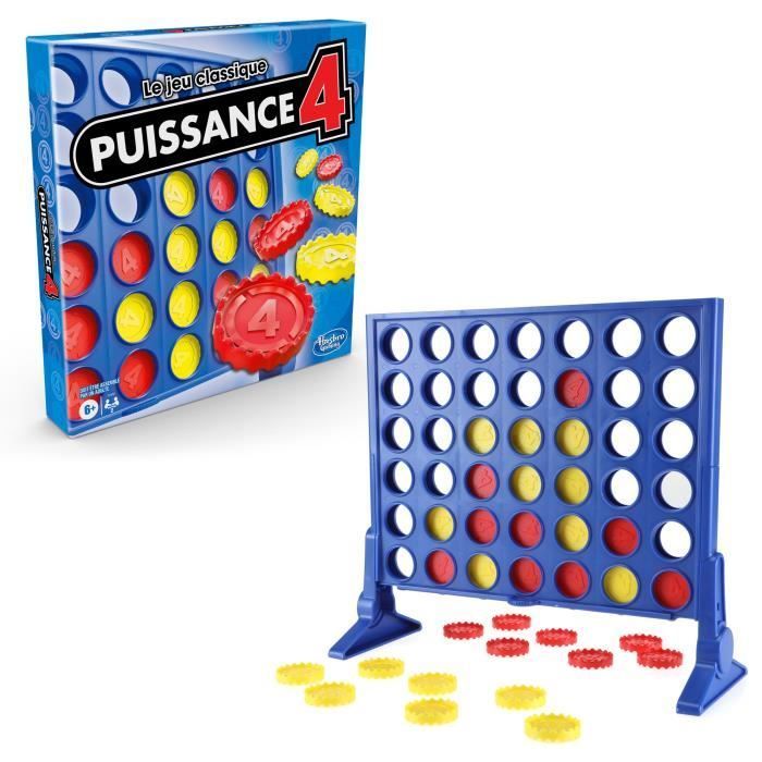 Connect Four, The Classic Game, Strategy Board Game, 2 Players, Ages 6+, Hasbro Gaming