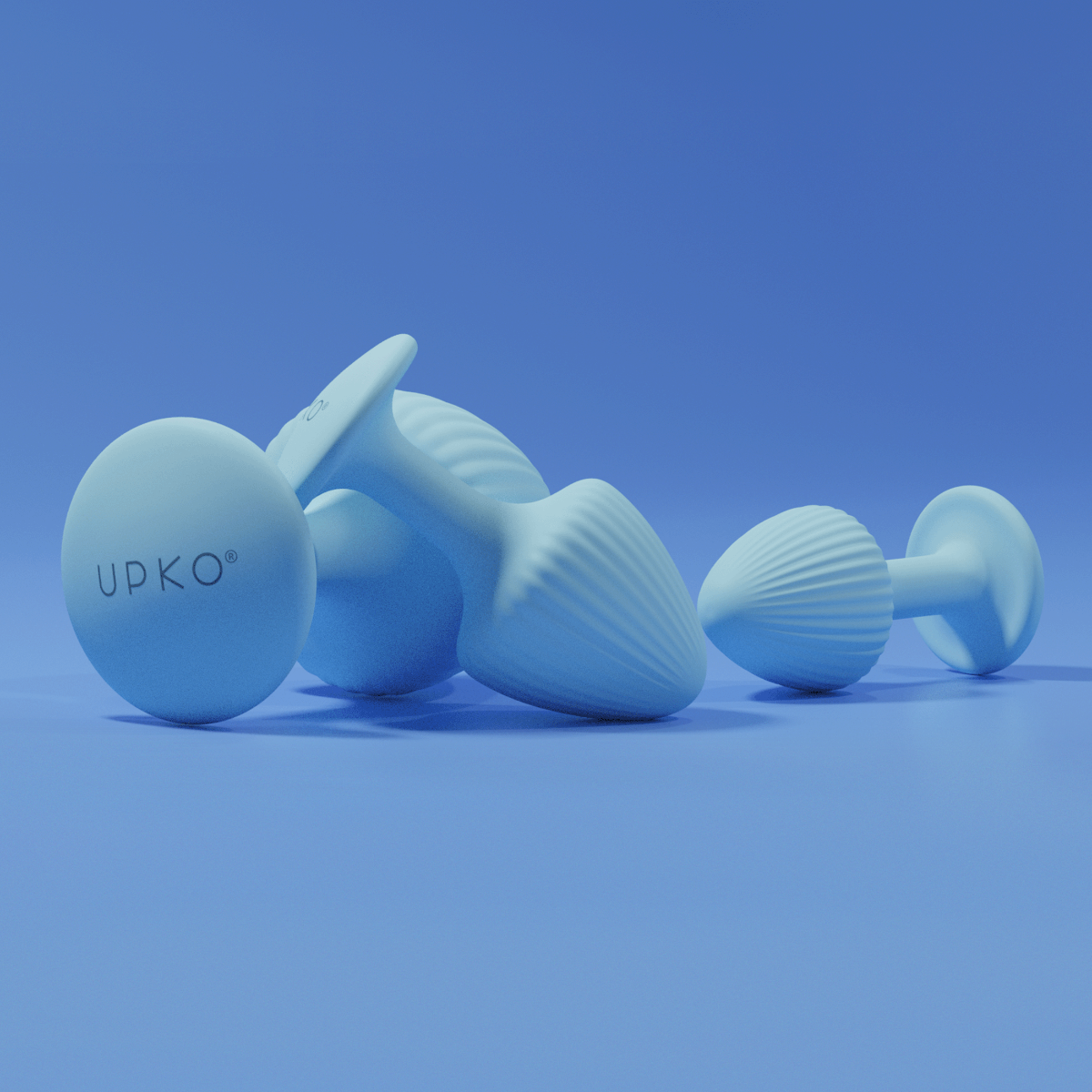 UPKO Pilz-Buttplug-Set, 3-teilig