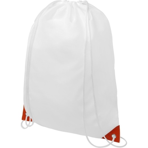 Oriole Bullet Contrast Design Drawstring Backpack
